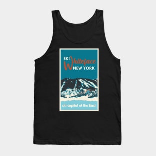 Whiteface Mountain vintage ski poster Tank Top